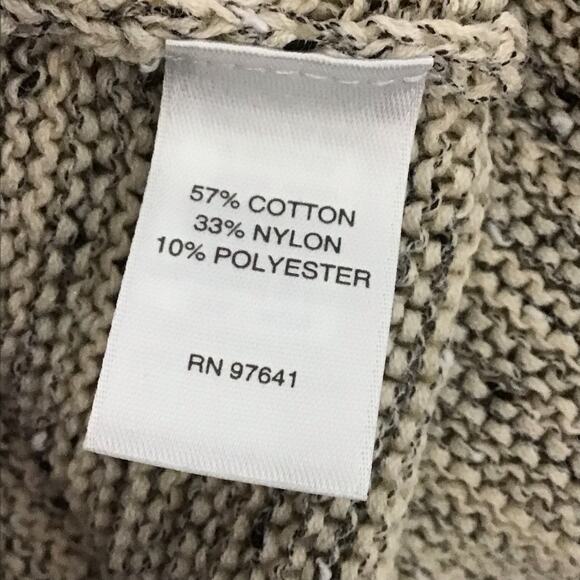 J. Jill Pure Marled Cowhide Speckle Textured Round Neck Pullover Sweater sz M - Picture 9 of 9